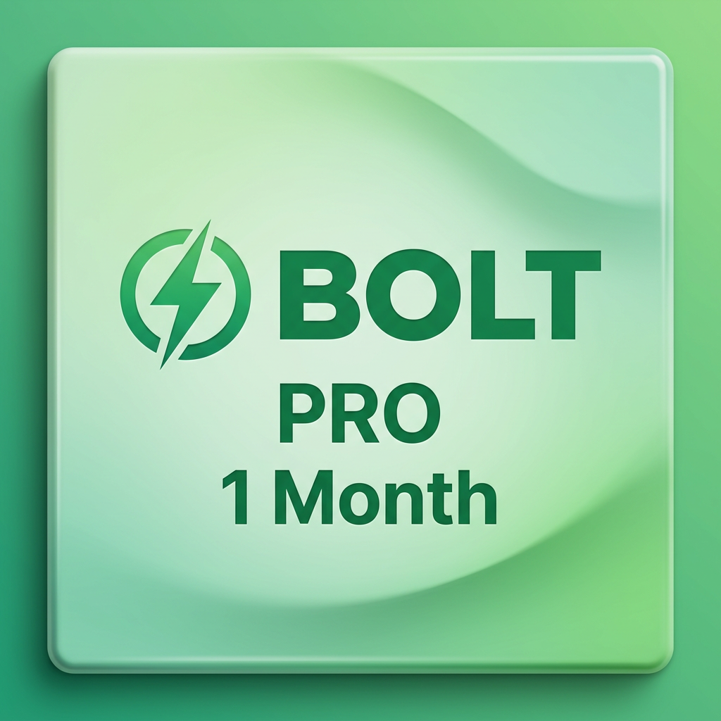 Bolt Pro 1 Month